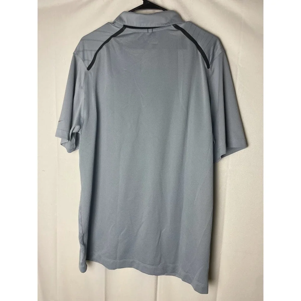 Nike Golf Whistling Straits Golf Course Men's Polo Shirt Gray Size Large